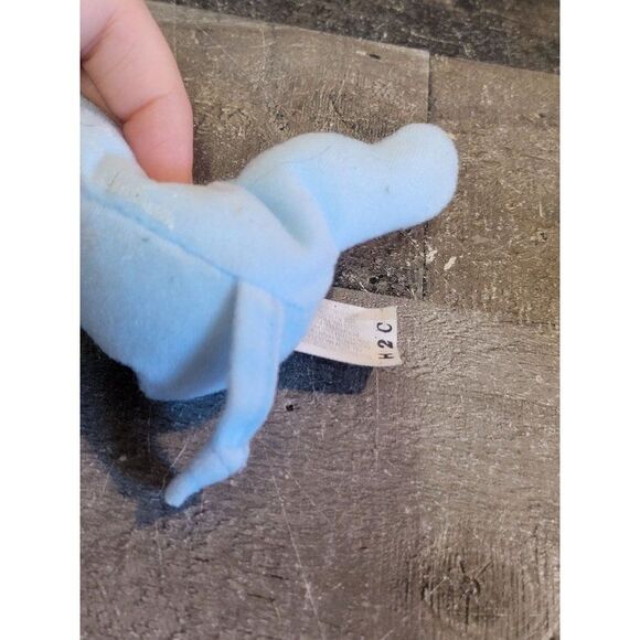 Beanie Baby 1993 as is Blue Elephant plush stuffed animal toy figure - Picture 5 of 5